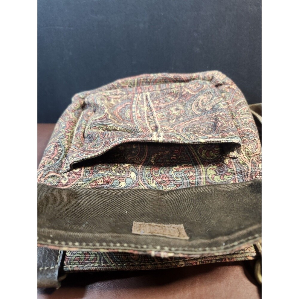 vintage Fossil paisley tapestry fabric crossbody shoulder bag - Picture 4 of 8